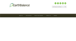 Desktop Screenshot of earthbalance.com