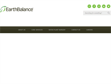 Tablet Screenshot of earthbalance.com